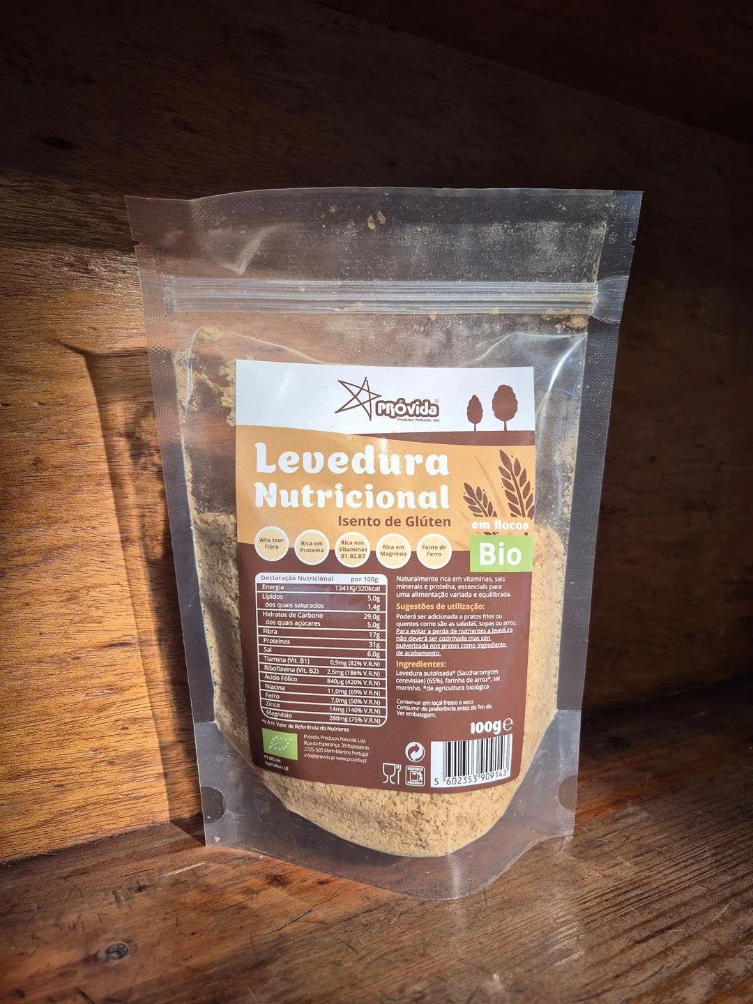 Próvida / Levedura Nutricional Sin Glúten Flocos - Bio - 100g