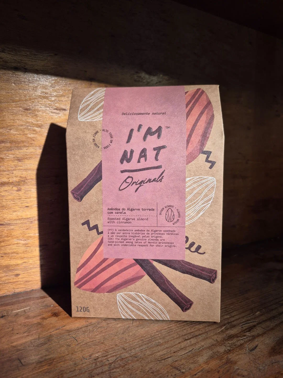 I'm Nat / Amendoa do Algarve Torrado c Canela - 120g