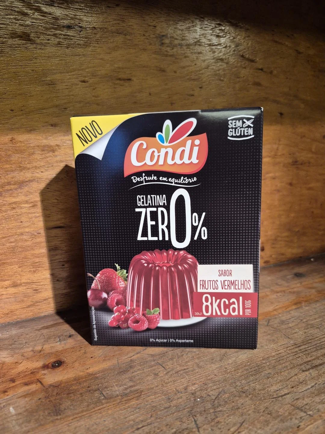 Condi / Gelatina Vegetal 0% Frutos Vermelhos - 26g