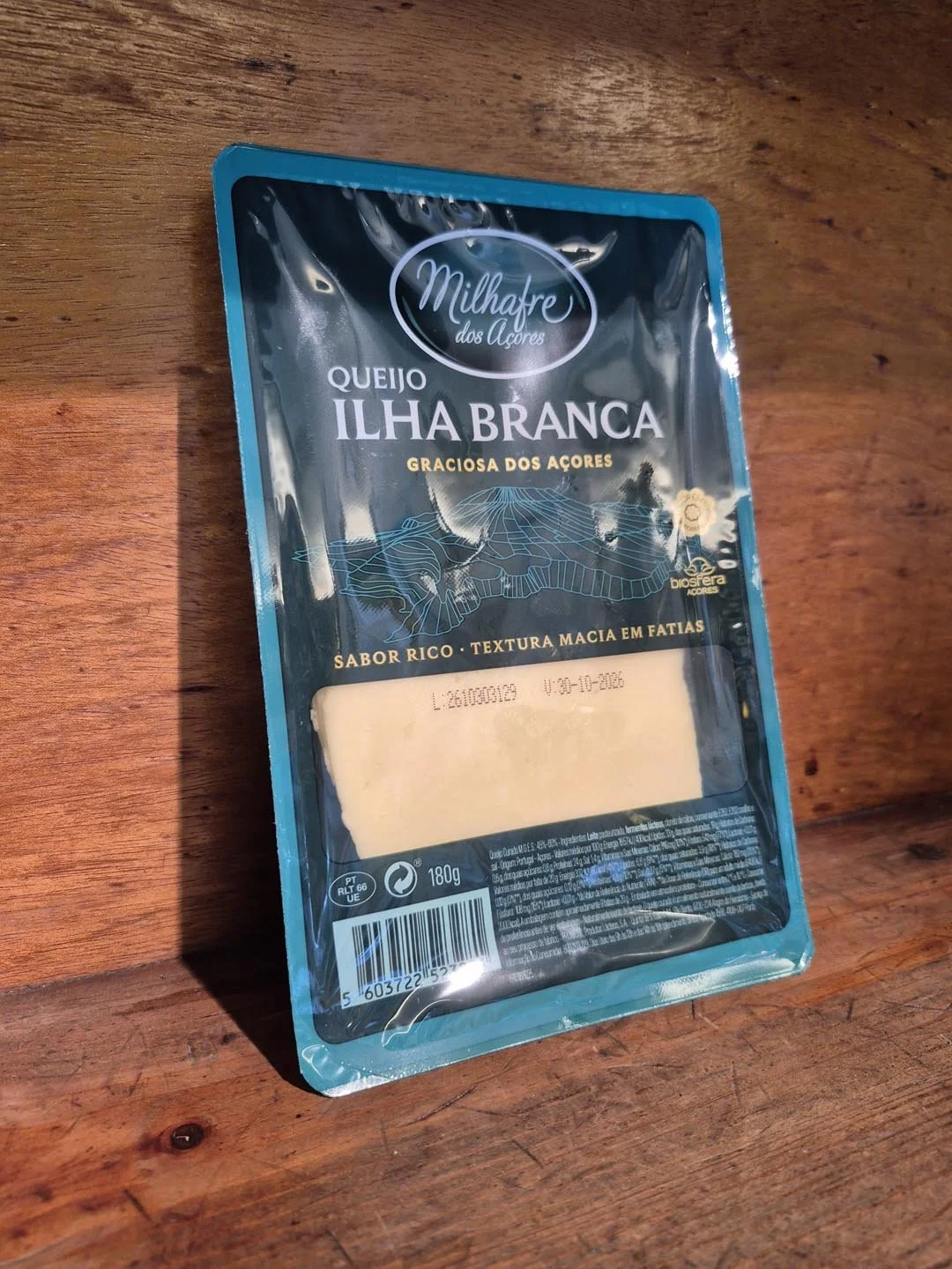 Milhafre / Queijo Ilha Branca - Fatiado - 180g