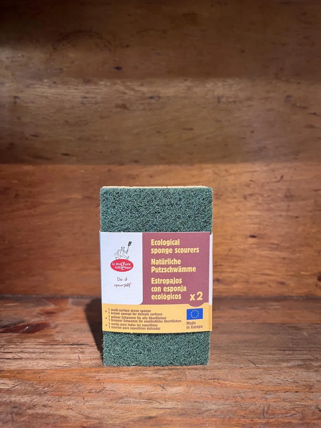 EcoX / 2 Esponja da Loiça - celulose vegetal+PET reciclado (France)