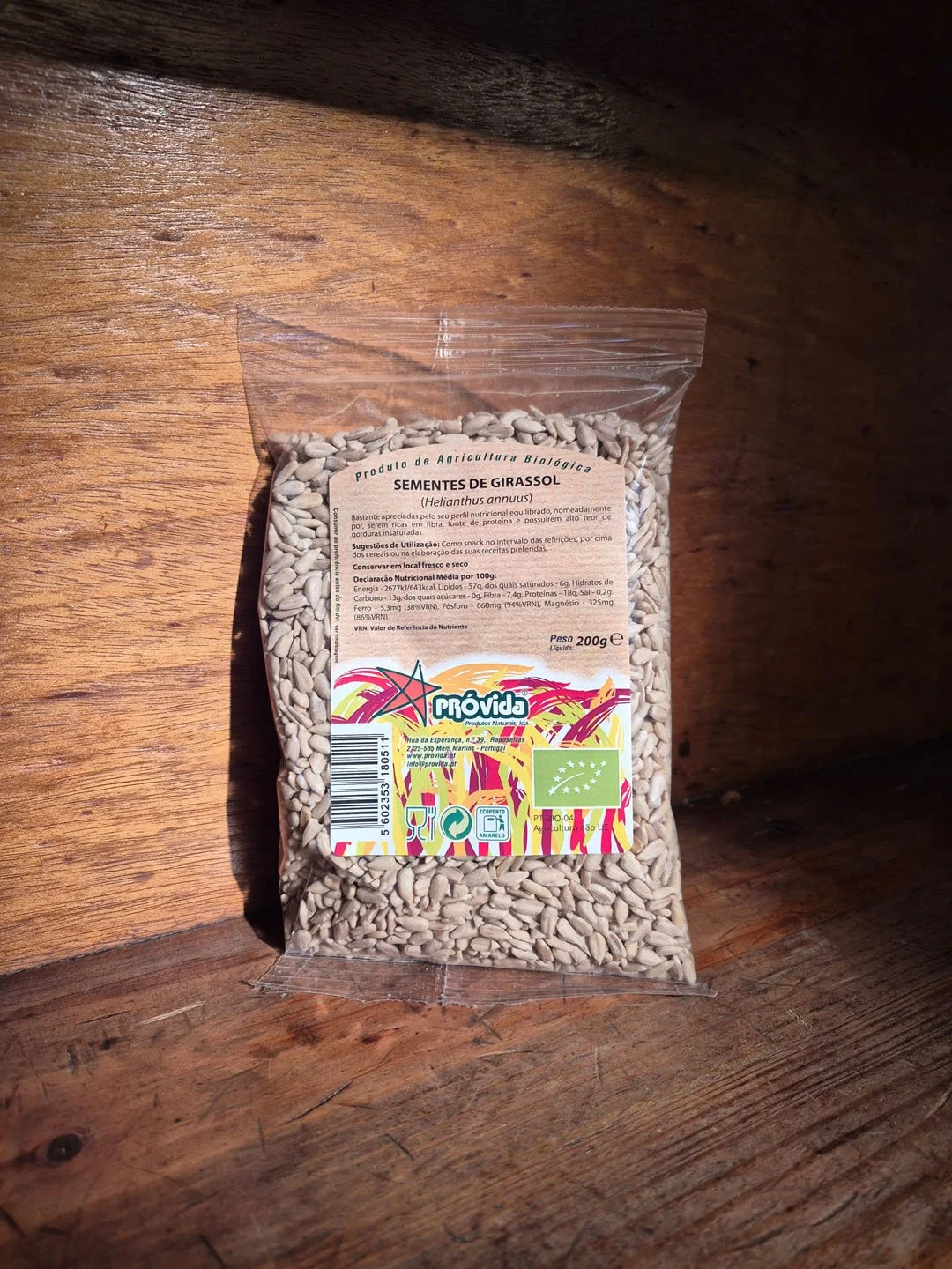 Provida / Sementes de Girassol - Bio - 200g