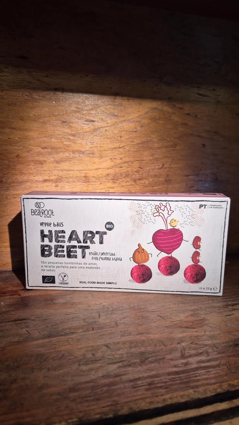 Beatroot / Heart Beet - Bolinhas Feijao Beterraba - Congelado - 300g