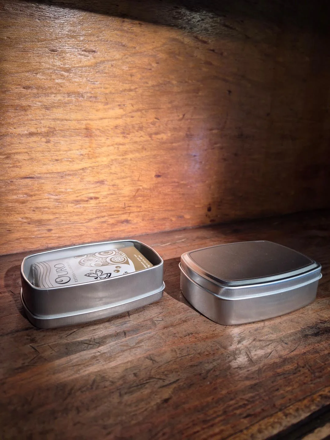 Chico /  Rectangular aluminium soap tin with lid