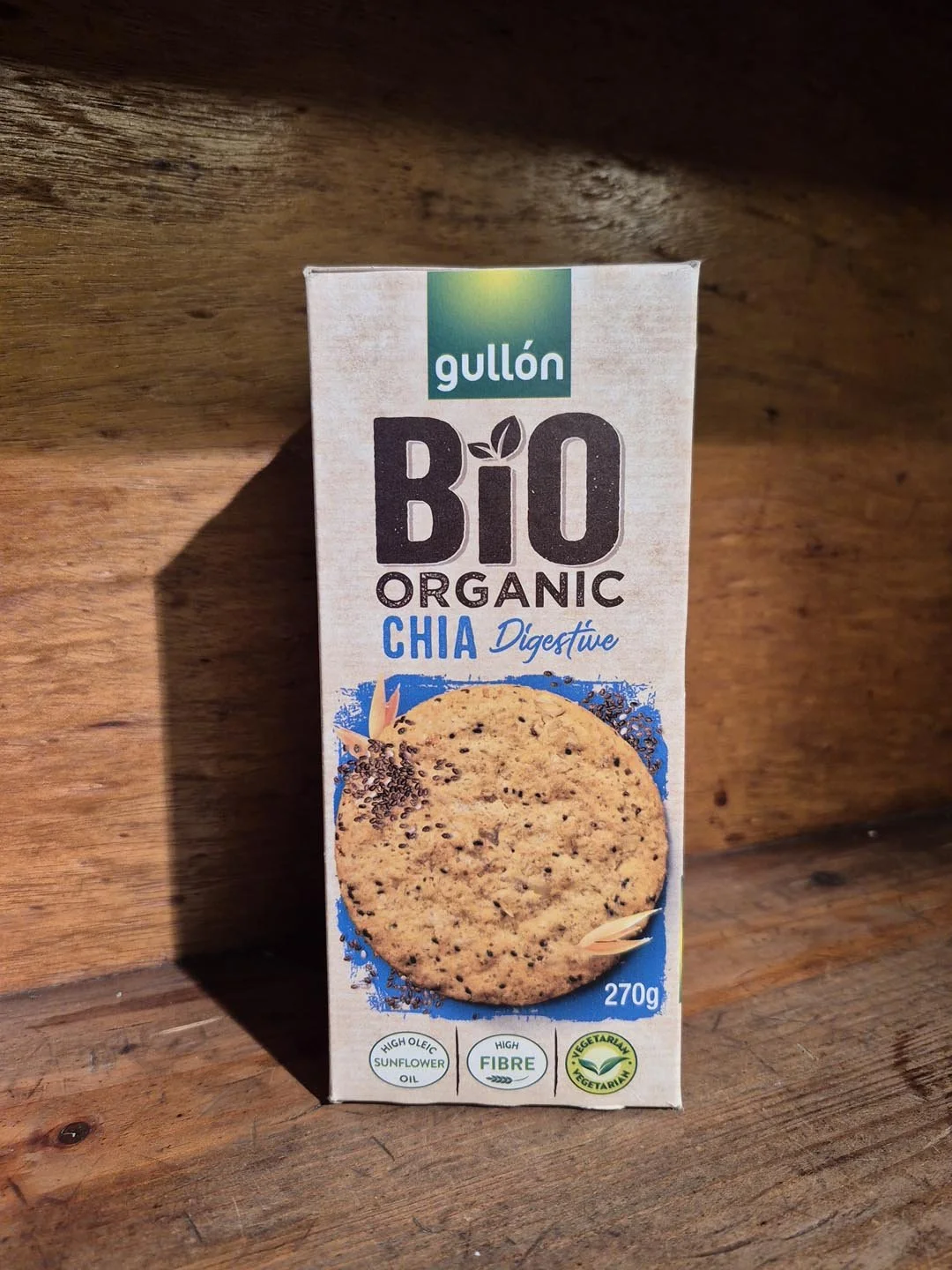 Gullon / Bolacha Aveia Chia - Bio - 270g