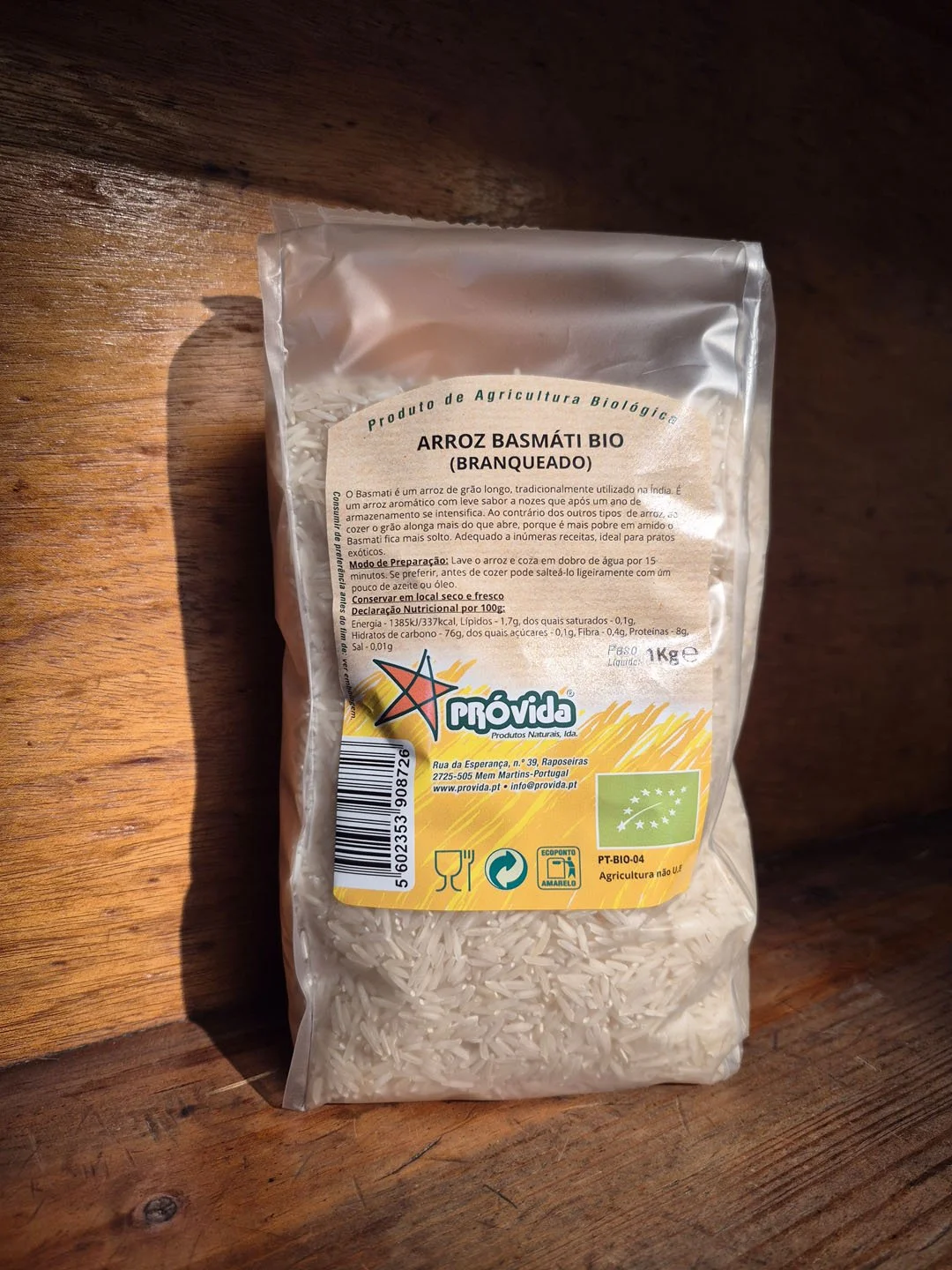 Próvida / Arroz Basmati - Bio - 1kg