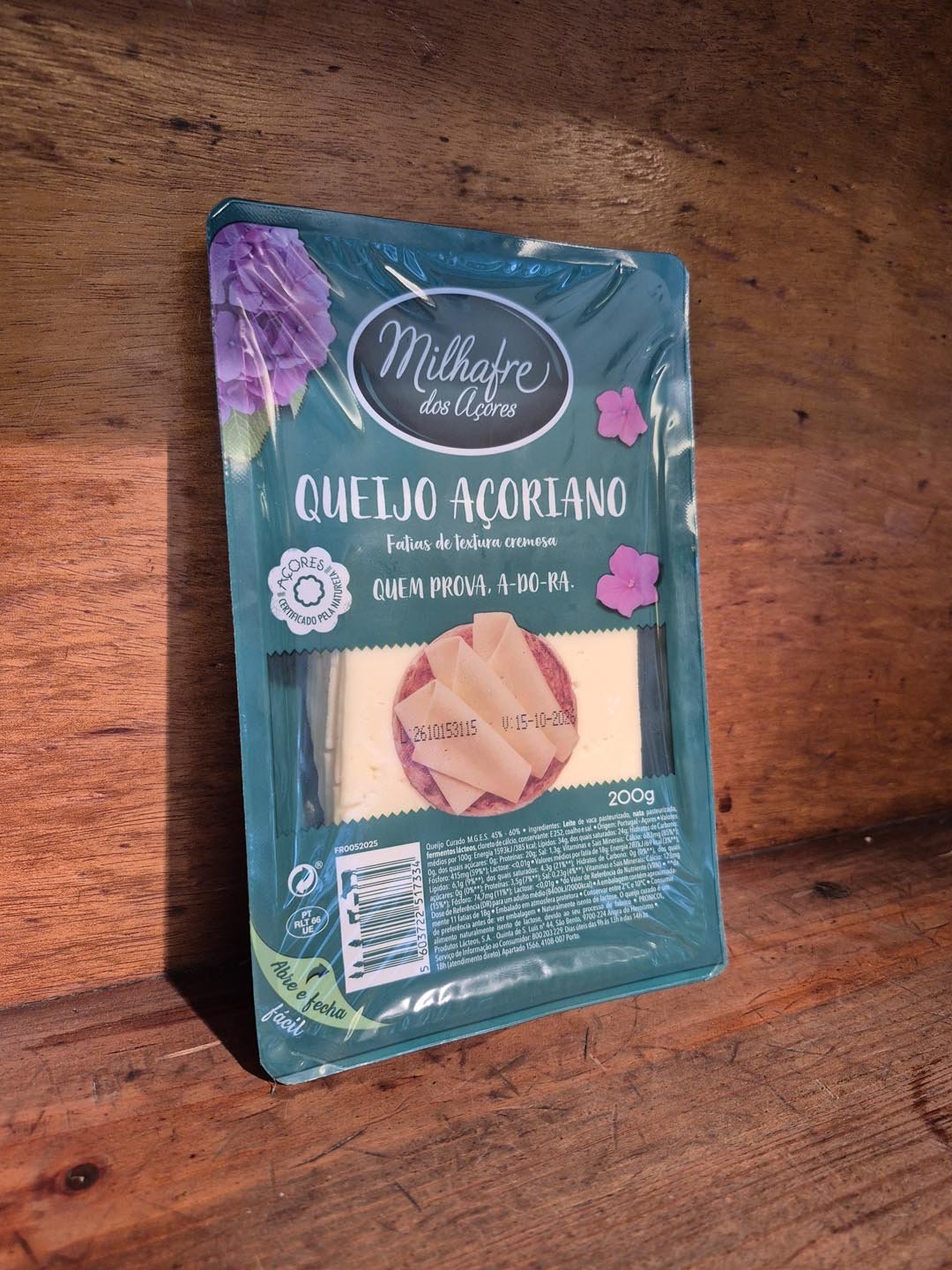 Milhafre / Queijo Açoriano - Fatias - 200g