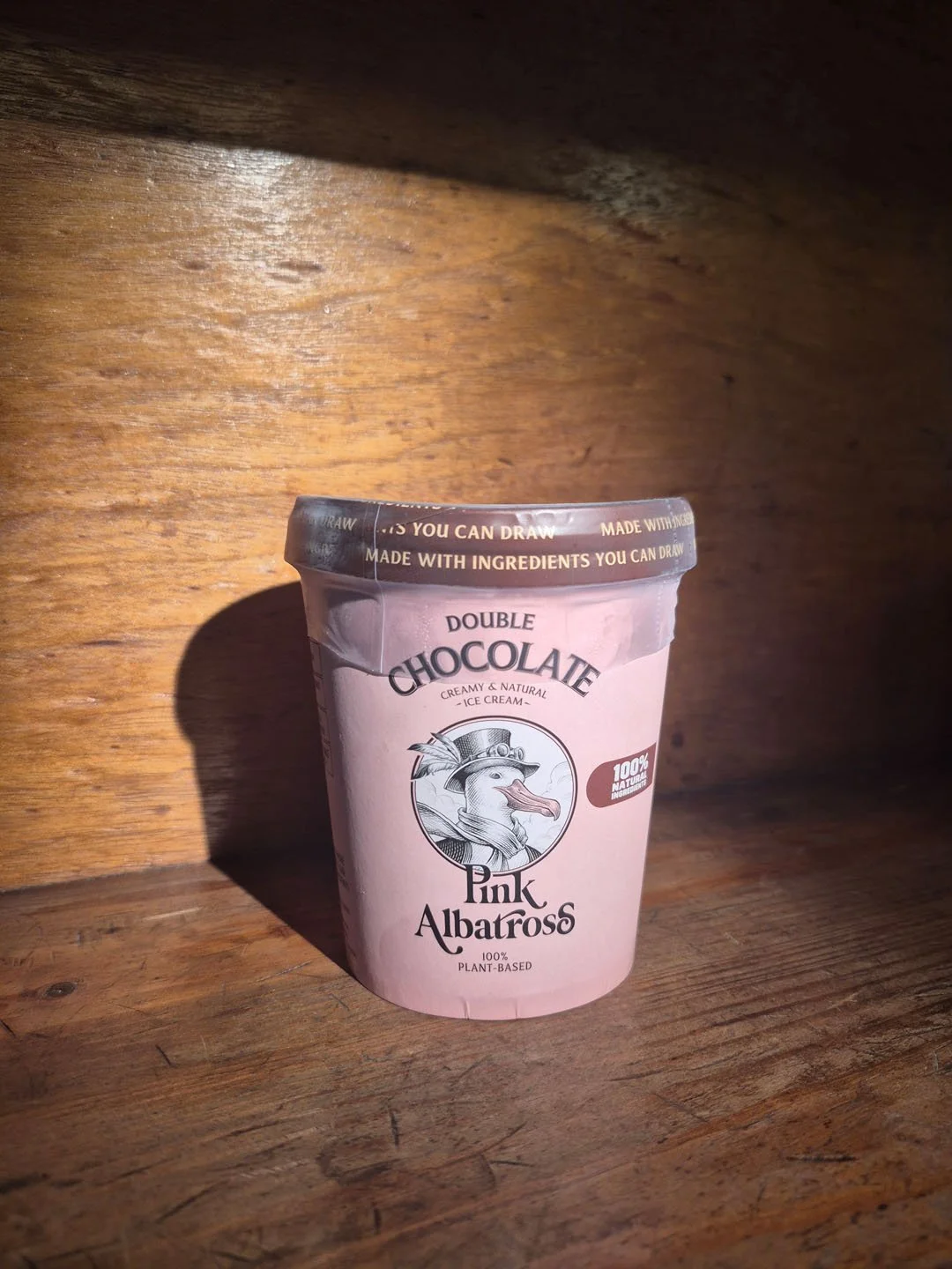 Pink Albatross / Gelado chocolate - Double chocolate - Vegan - 480ml