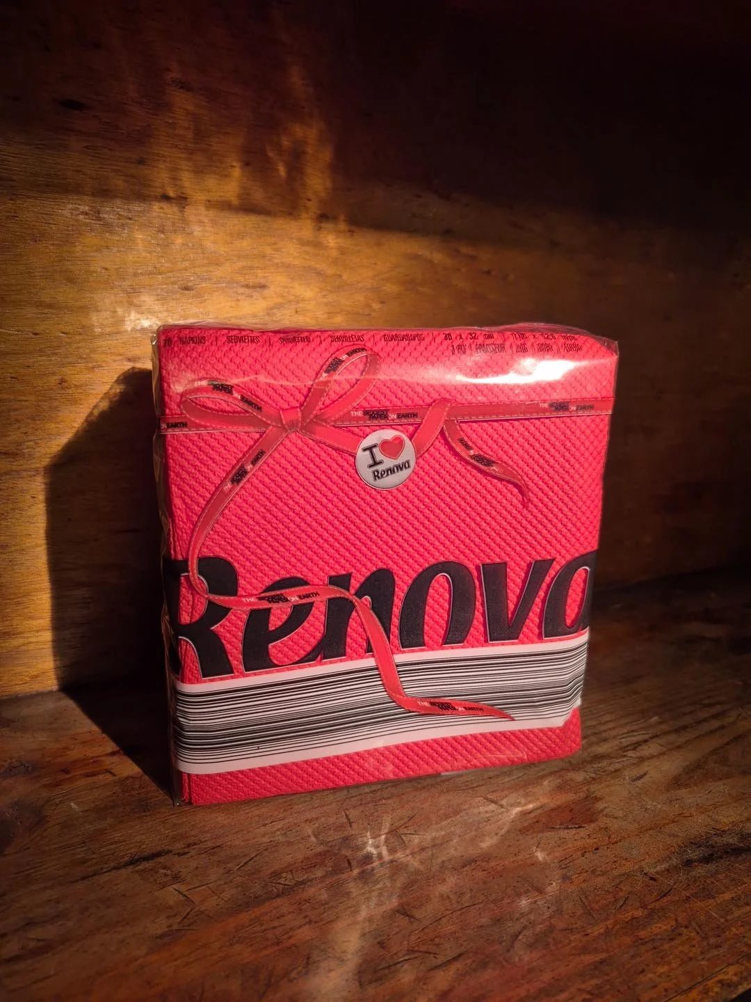 Renova / Guardanapos Vermelho - 30x32cm - 1 ply