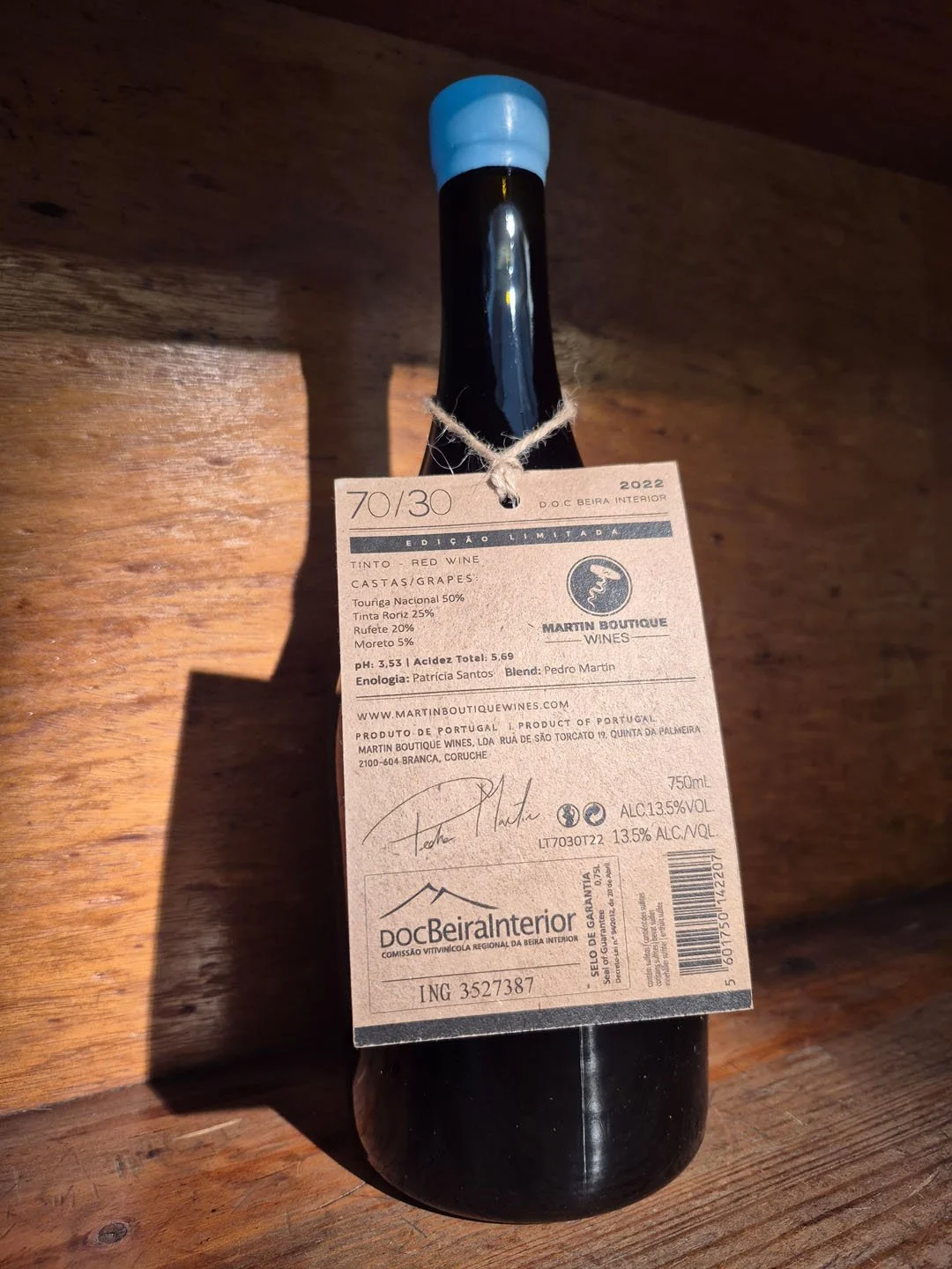 Martin Boutique Wines / 70/30 Tinto - Beira Interior - 75cl