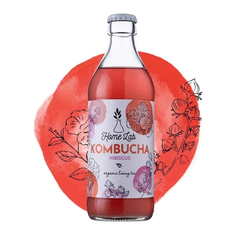Home Lab / Kombucha Hibiscus - Bio - 330ml