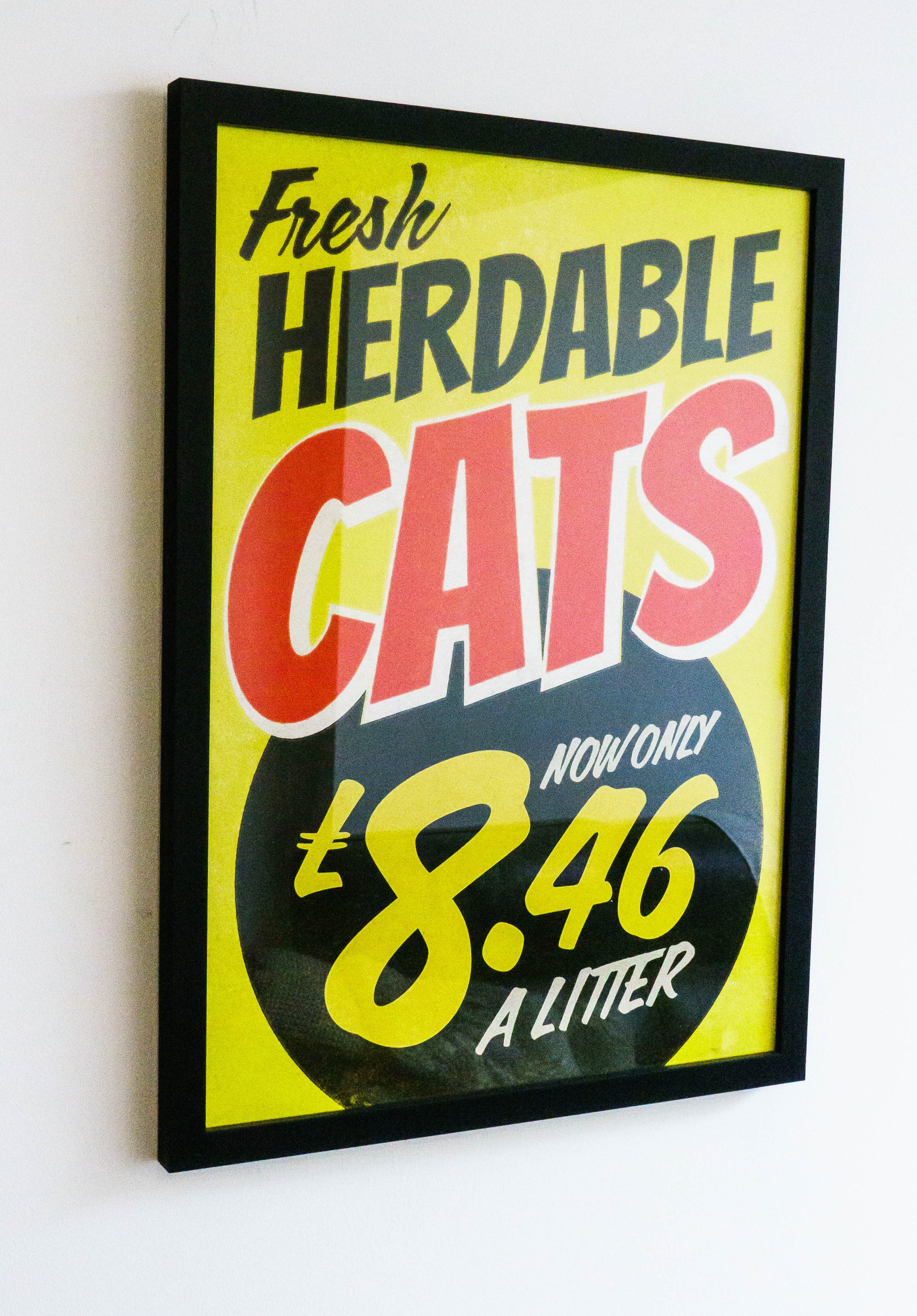 HERDING CATS A2 POSTER - Giclee Print
