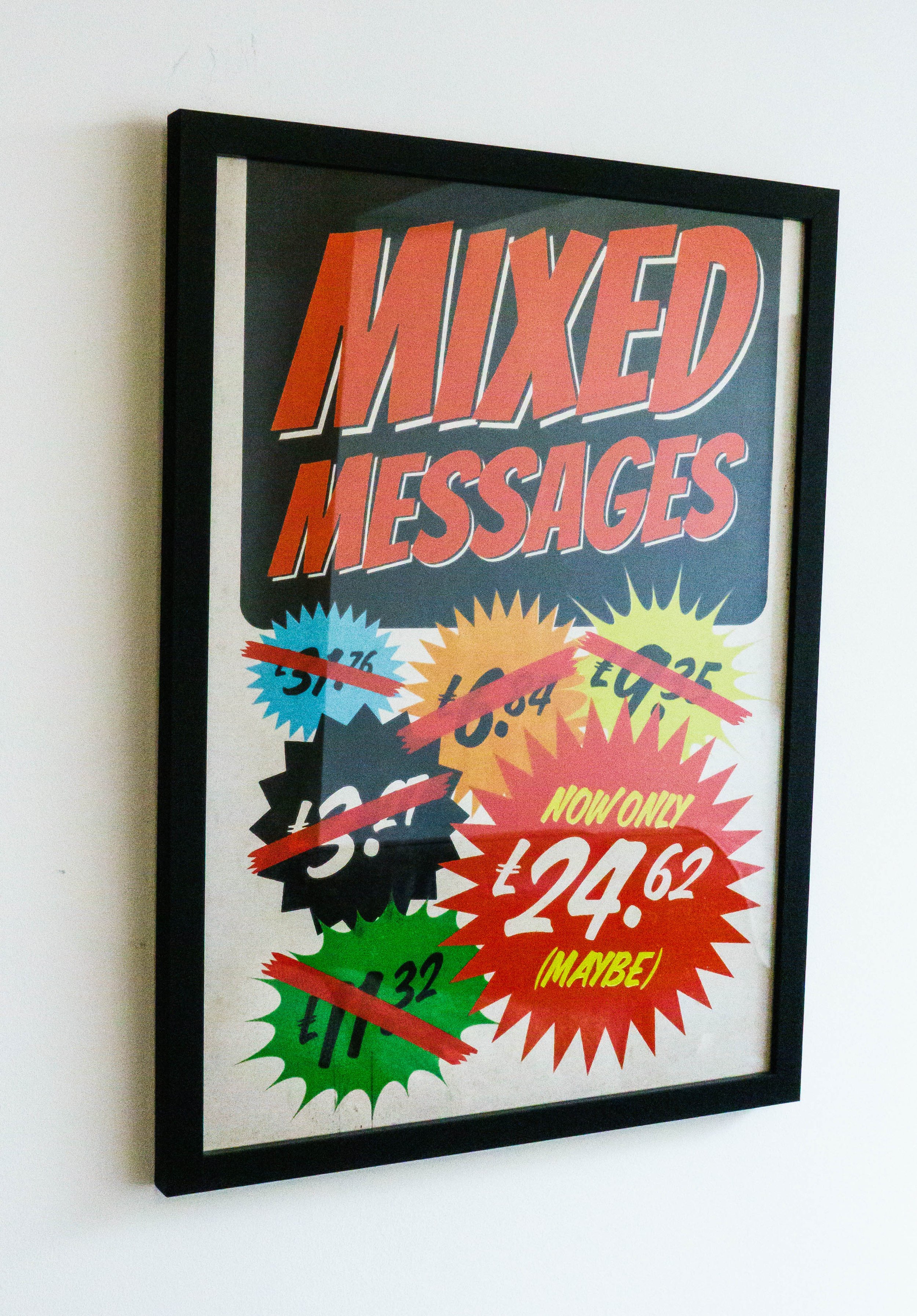 MIXED MESSAGES A2 POSTER - Giclee Print