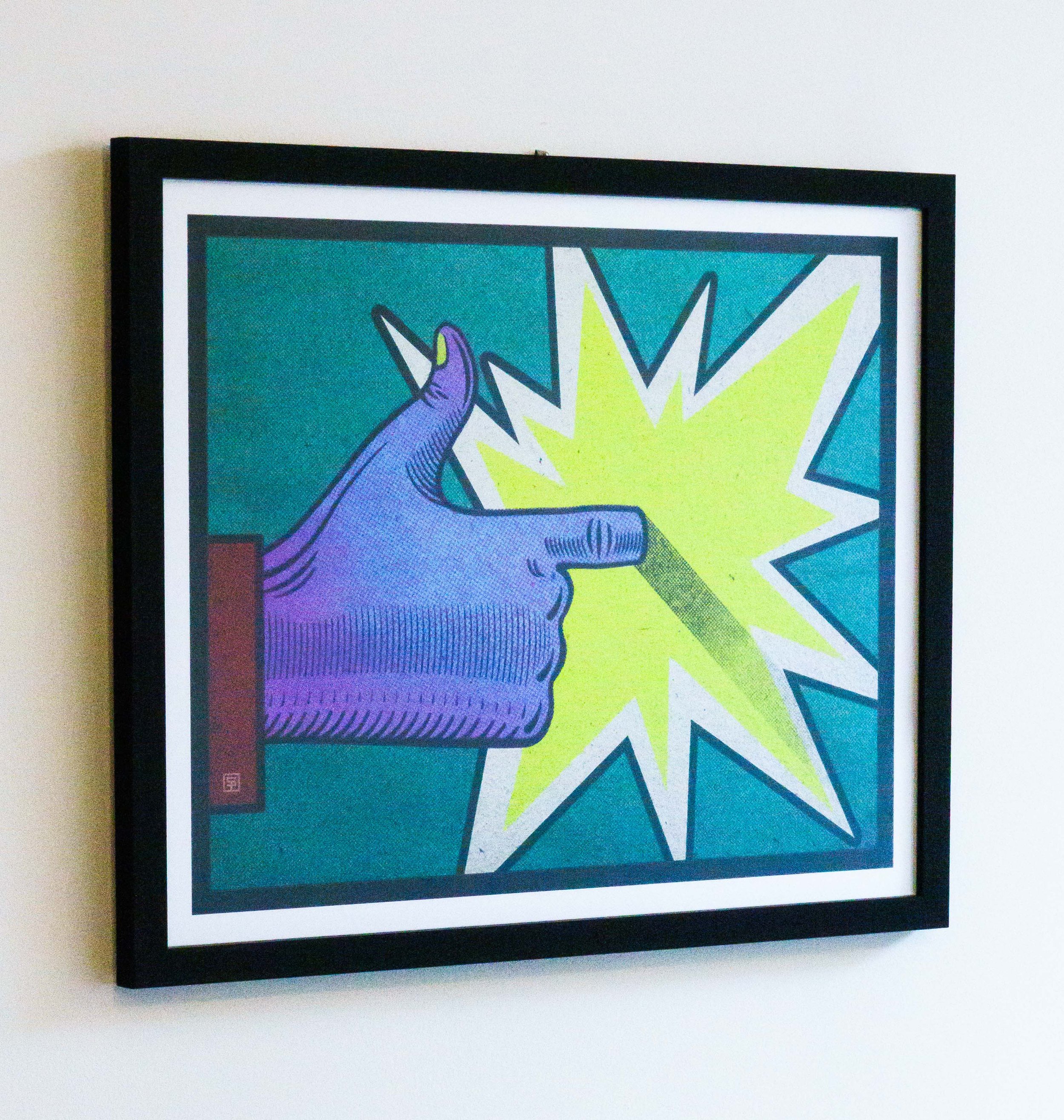 FINGER BLAST - Giclee Print