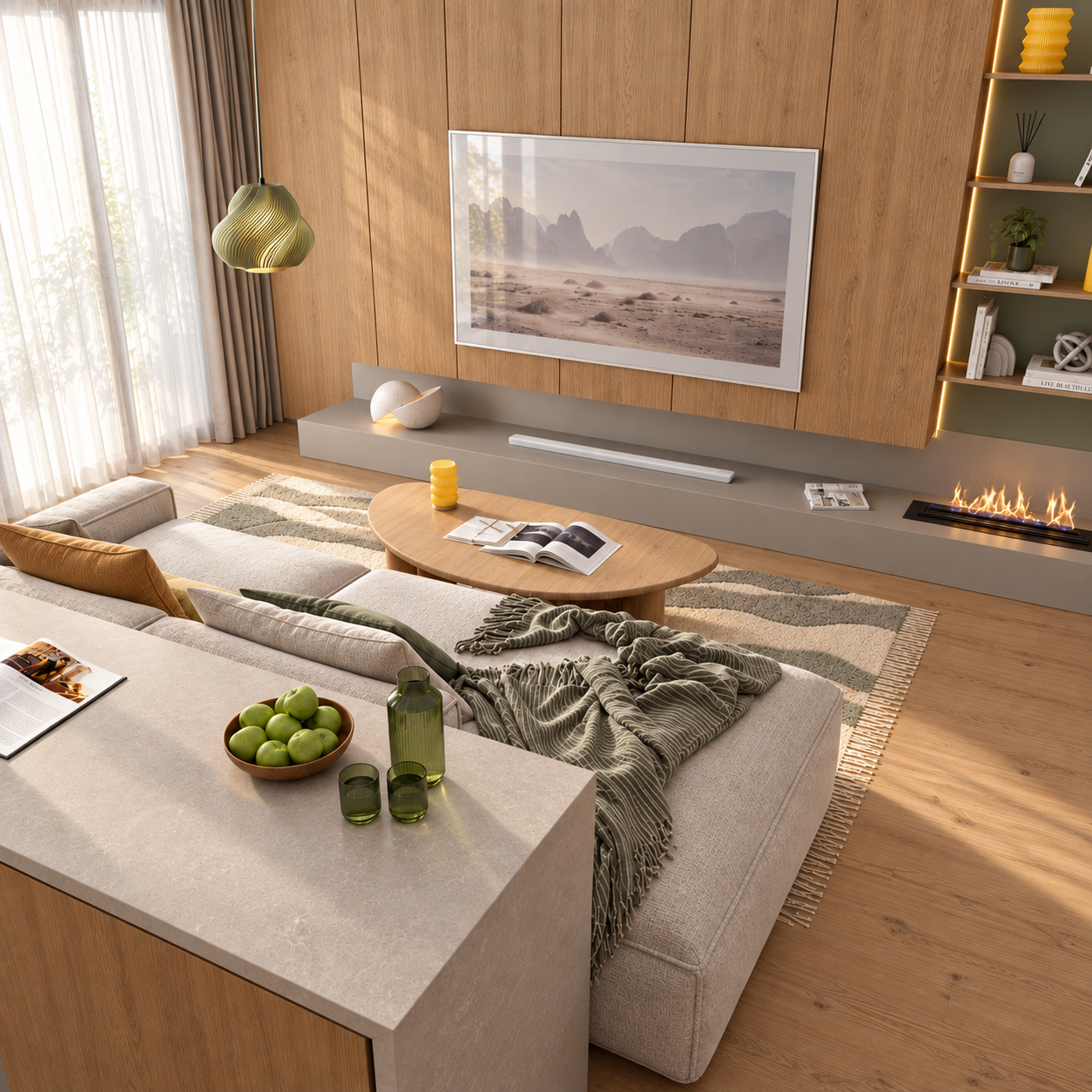 Sage spiral lamp in modern living room.png