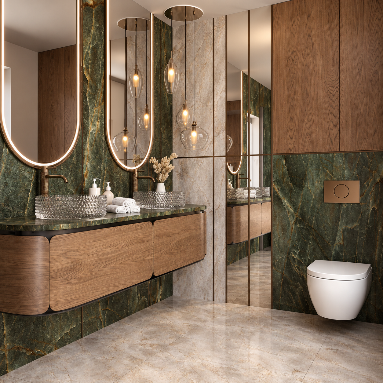 Photorealistic attic green marble bathroom-8.png