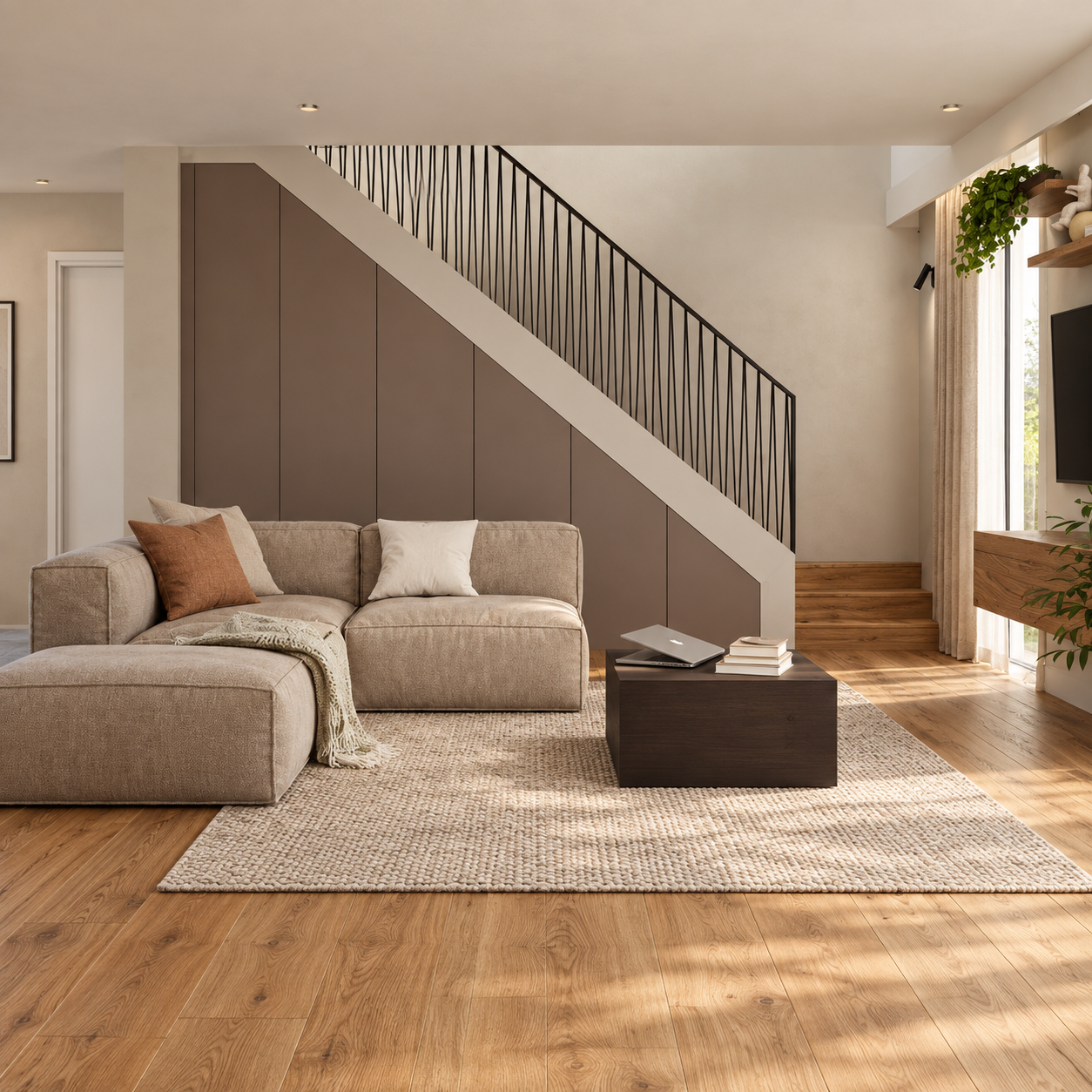Sunlit living room with oak accents-4.png