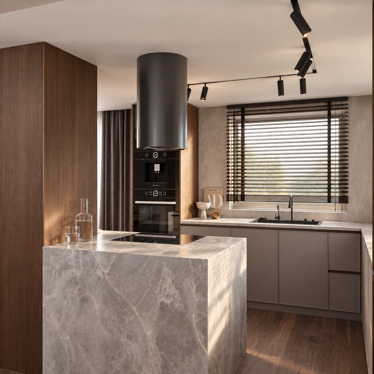 Photorealistic walnut kitchen with stone island-1.png