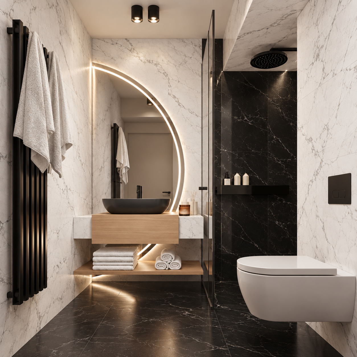 Elegant marble bathroom with warm oak vanity-4.png