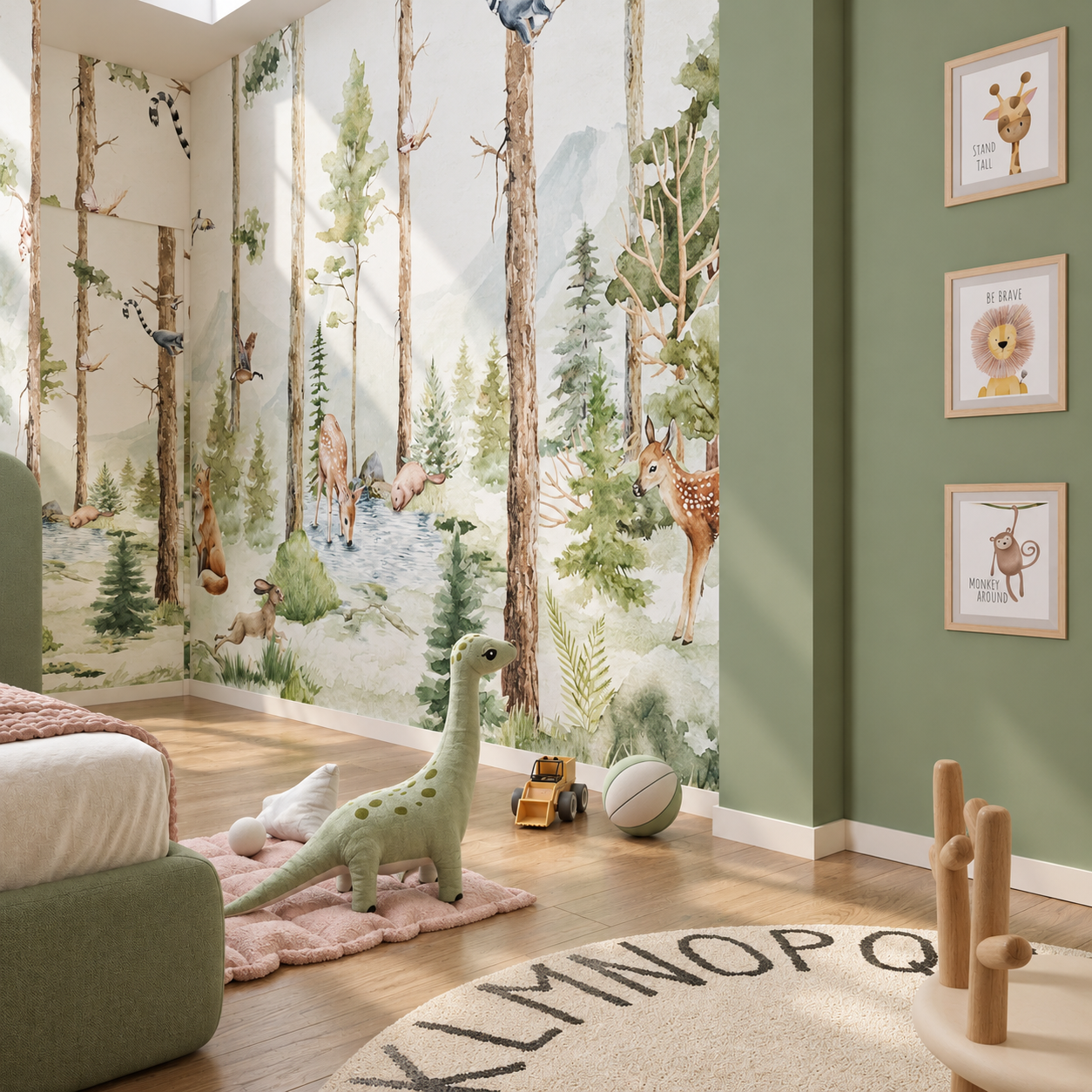 Pastel forest green woodland kids’ room-7.png