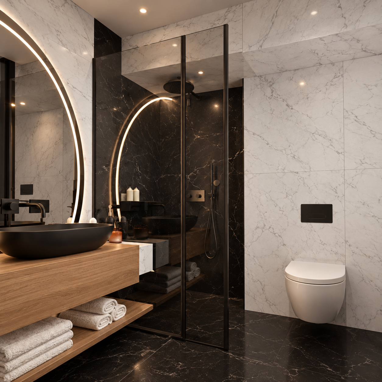 Luminous Marble Bathroom with Oak Vanity-3.png