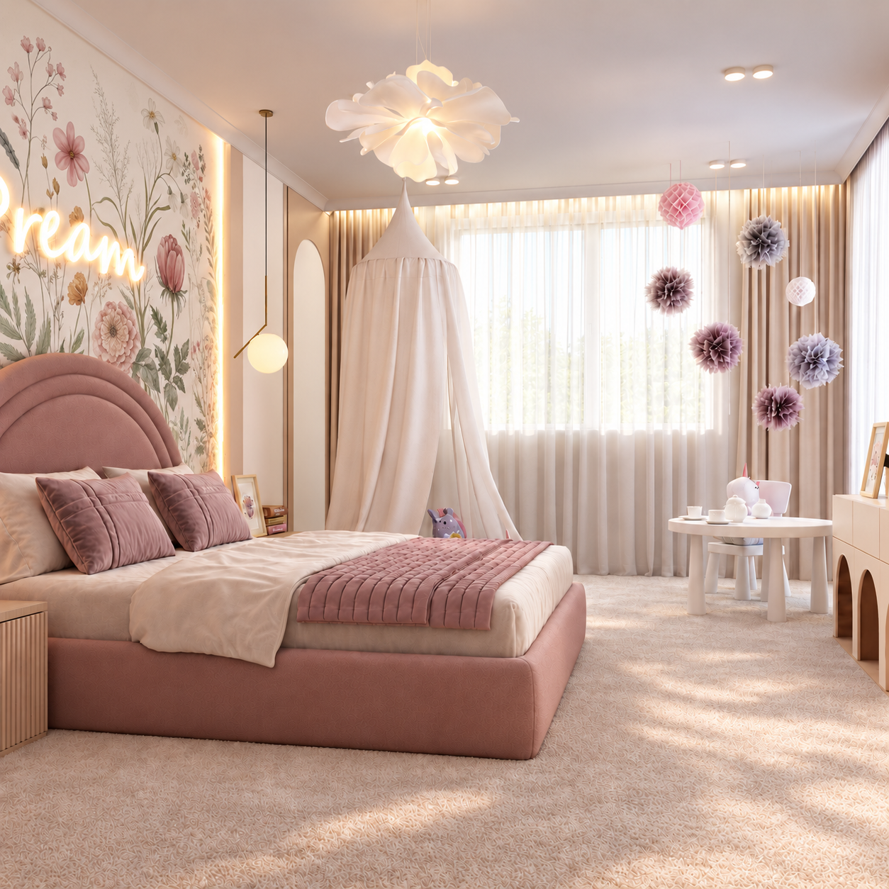 Dream Bedroom with Botanical Wildflowers-3.png