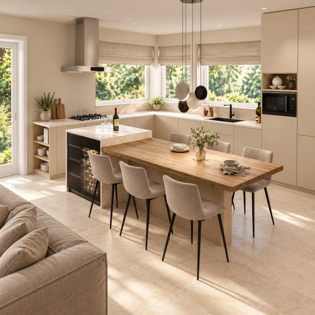 Warm cream kitchen and oak dining-3.png