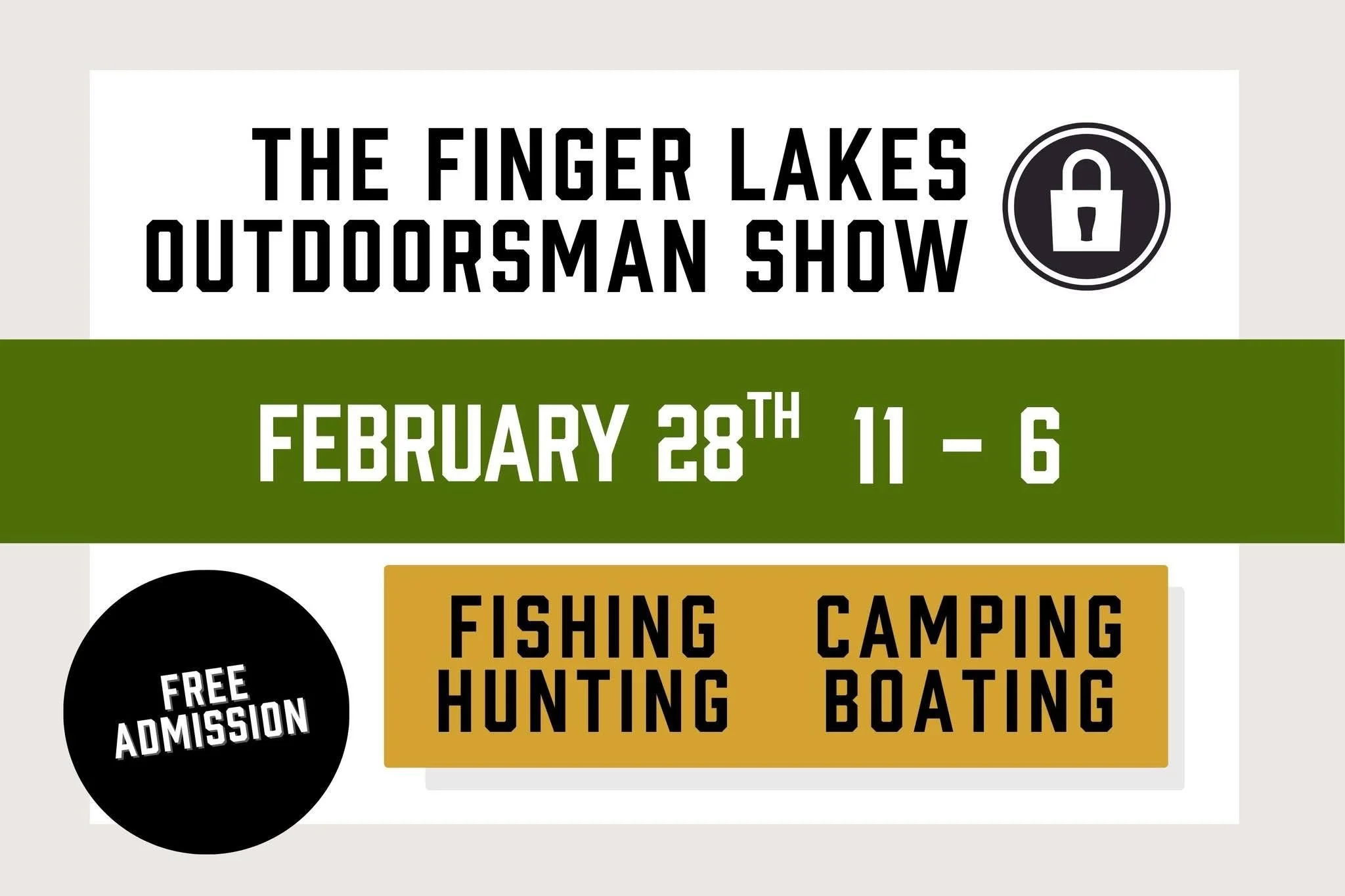 Finger Lakes Outdoorsman Show at Prison City Pub & Brewery