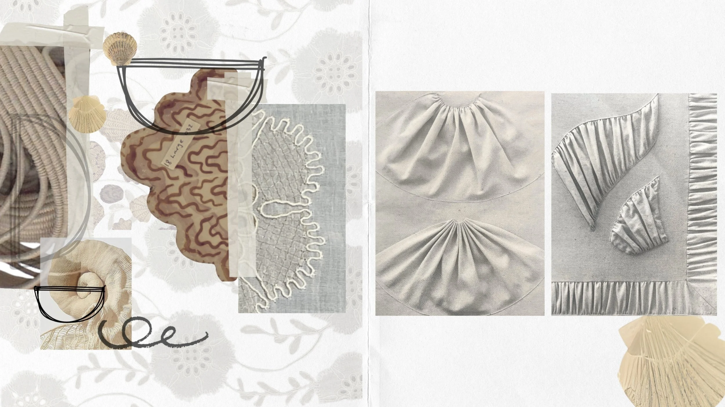 SHELL SHAPE DRAPING & CONSTRUCTION RESEARCH