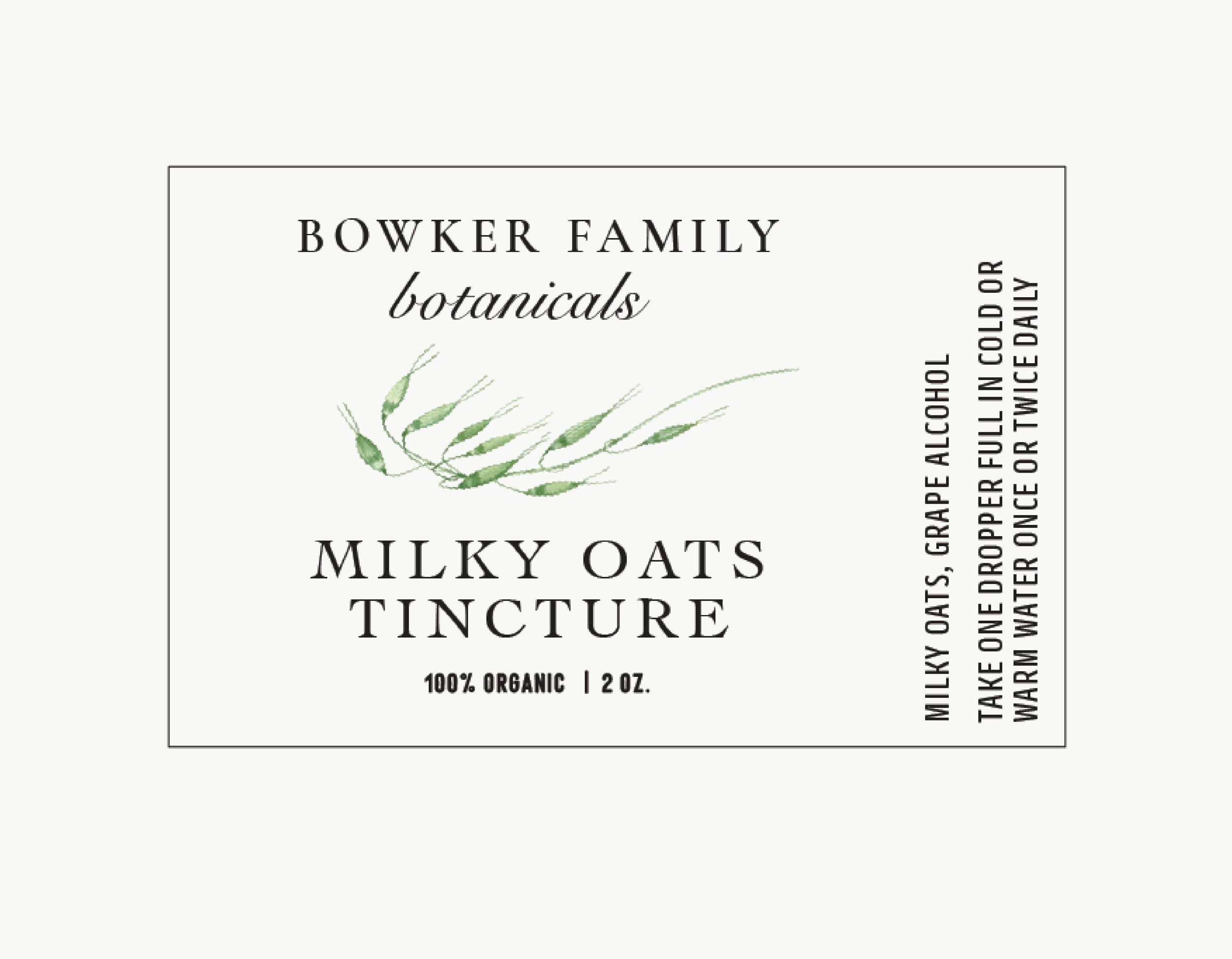 Milky Oats Tincture