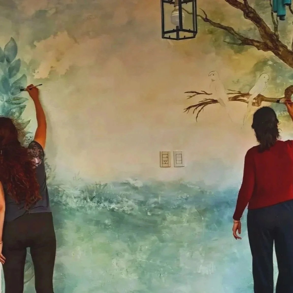 Fresque murale. Peinture Caséine. Buenos Aires 2023