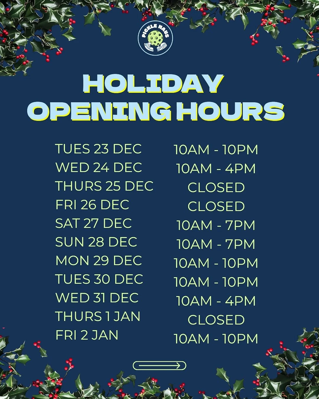 Plenty of time to play pickleballs between all the food coma we gonna have 🥒🏓

#PickleballMelbourne #MelbournePickleball #InnerWestMelbourne #PickleHaus #PickleballLife #BrooklynMelbourne #PlayPickleball #PickleballAustralia #PickleballClub #Social