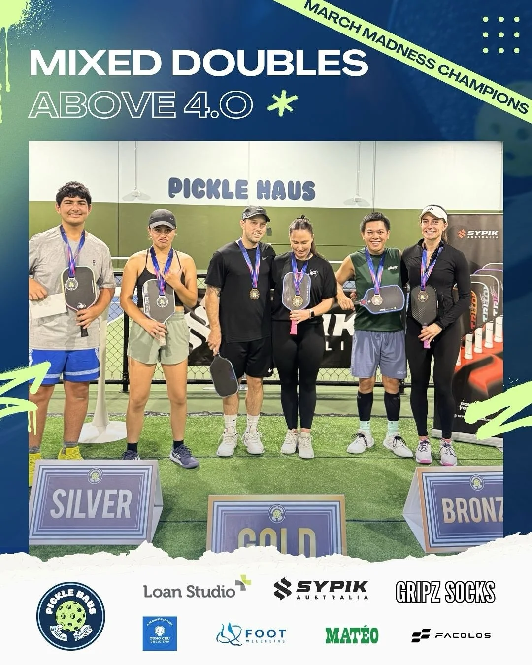 What an incredible 2 days of March Madness tournament last weekend!
⚡️THANK YOU to everyone who participated in our tournament. Your energy, skills and sportsmanship made it truly special.
⚡️THANK YOU everyone who came through to cheer and support th