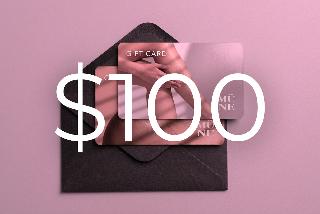 MÜNE Aesthetics Physical Gift Card — $100