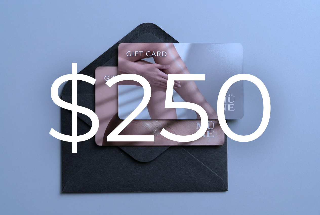 MÜNE Aesthetics Physical Gift Card — $250