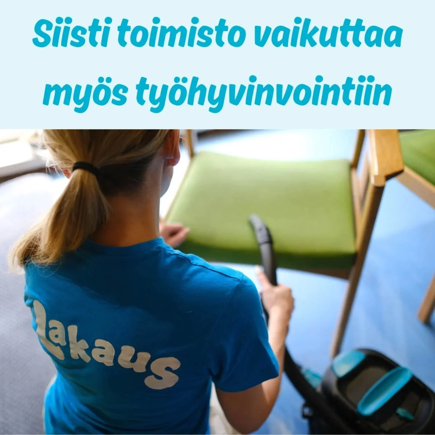 🧹 Kaikilla on t&ouml;iss&auml; mukavampaa kun  toimiston lattiat kiilt&auml;v&auml;t ja ilma on raikas.

#siivouspalvelu #toimistosiivous #yrityssiivous #ammattisiivous