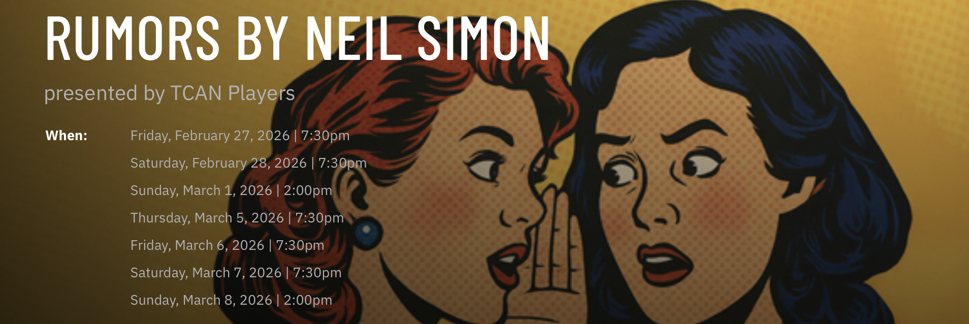 Rumors by Neil Simon
