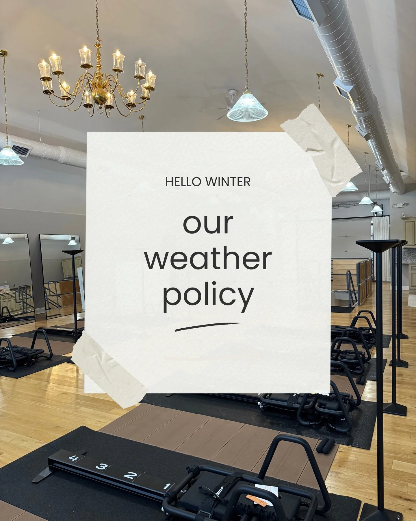 ❄️ winter weather policy! ❄️ 
syracuse winters love to keep us on our toes, so here&rsquo;s how we&rsquo;ll handle snowy days at the studio.