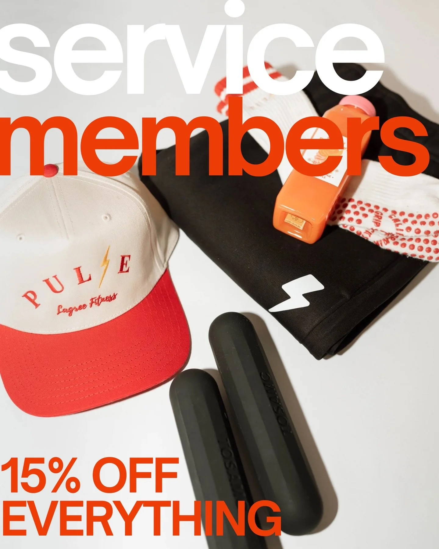 ￼We see you, and we appreciate you. Nurses, teachers, police &amp; military get 15% off class packs, memberships &amp; merch - we thank you for everything you do!🧡

➡️ Email support@pulselagreefitness.com with a valid ID to get your discount code!
