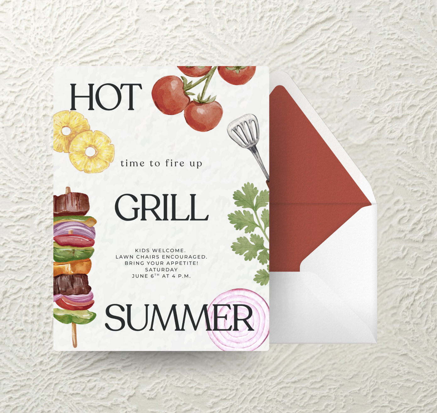 Hot Grill Summer Invite