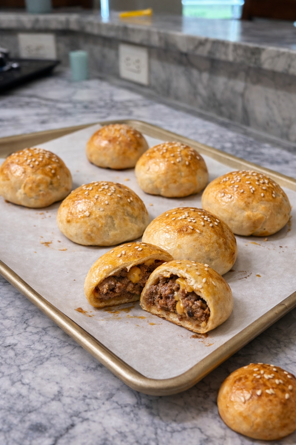 Cheeseburgers in a Bun