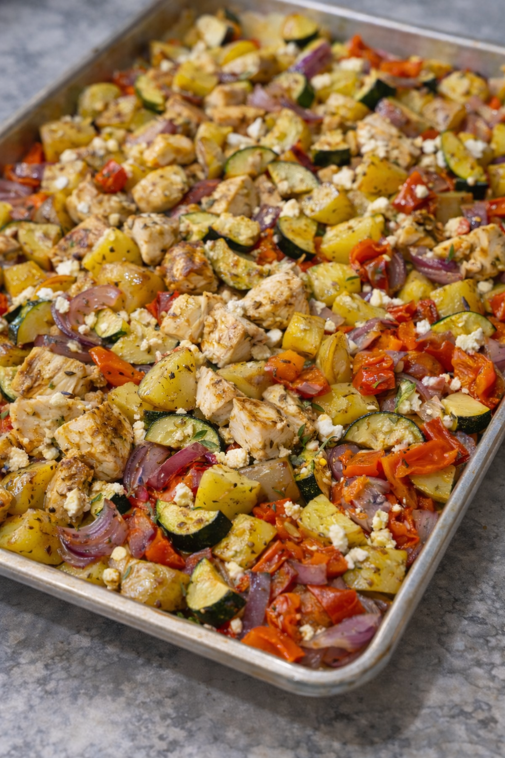 Sheet Pan Greek Chicken