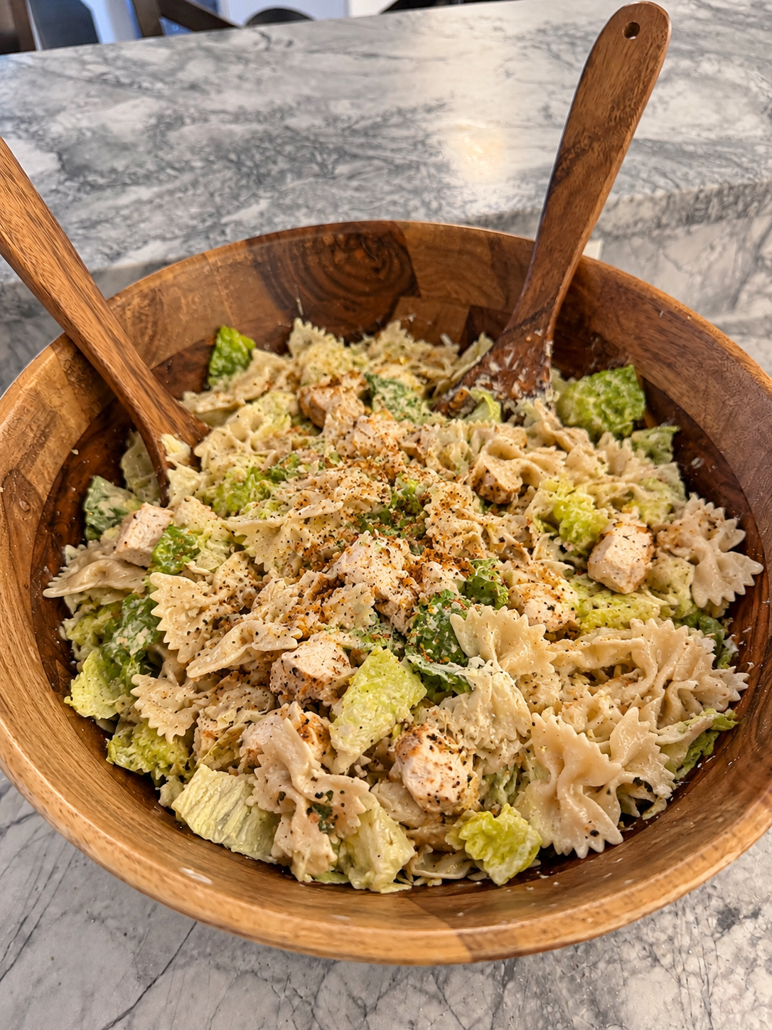 Chicken Caesar Salad Pasta
