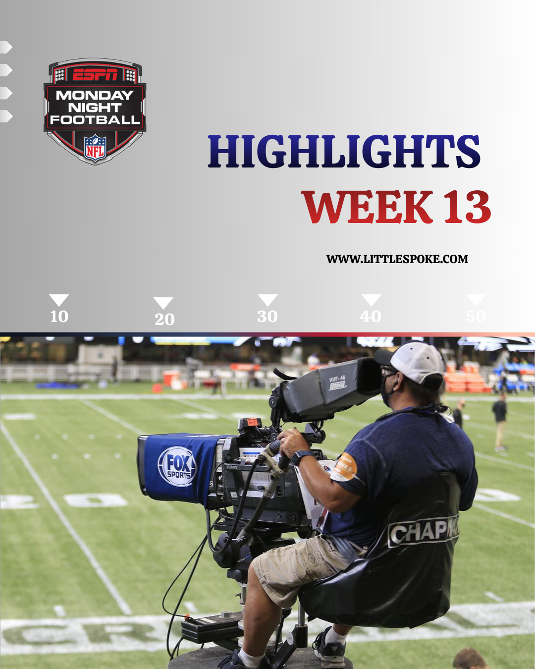 WEEK 13 2025 LUNEDI’ 01/12