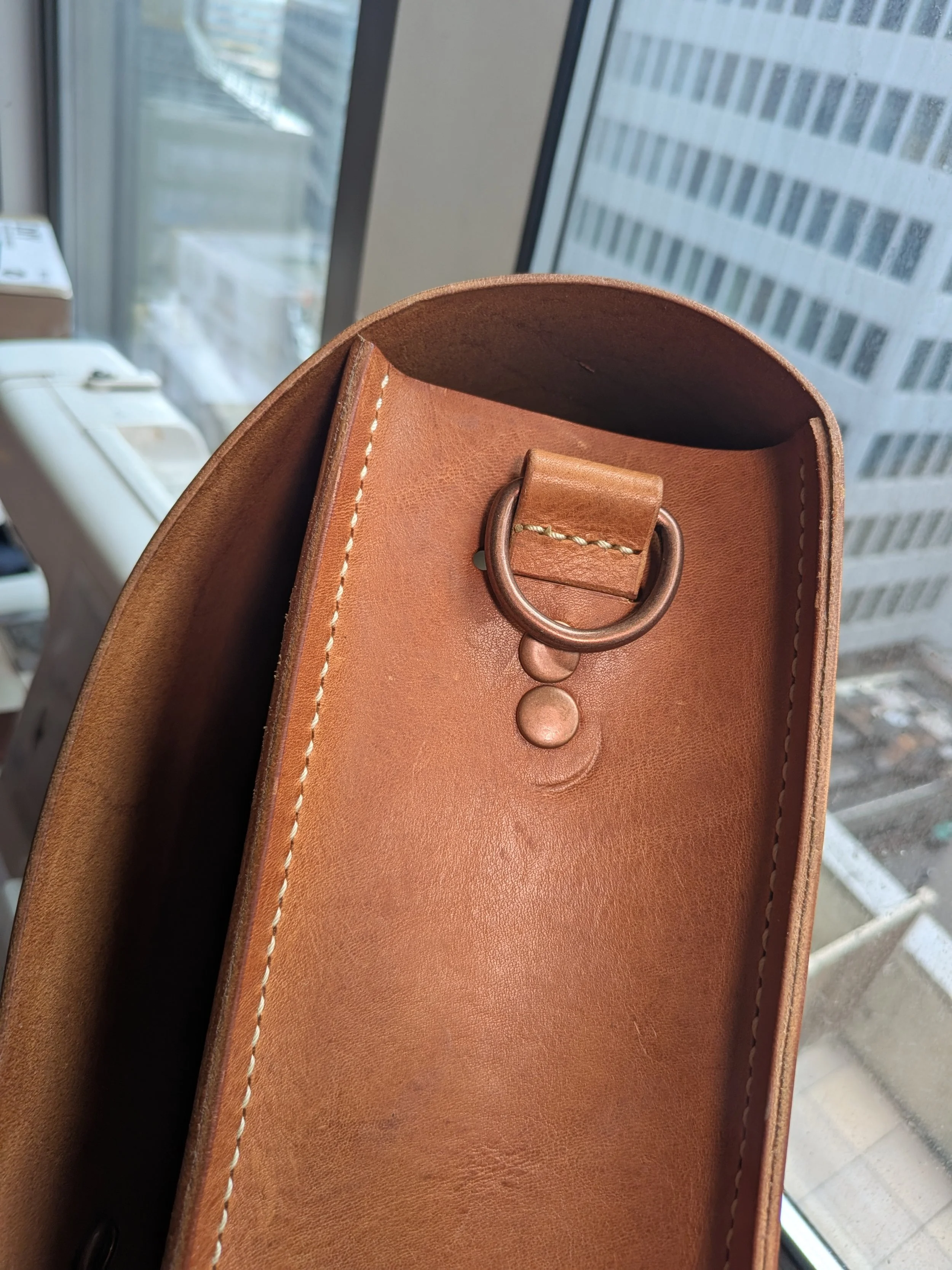 Leather Art Satchel