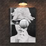 Collage "saudade" - Acrylglas