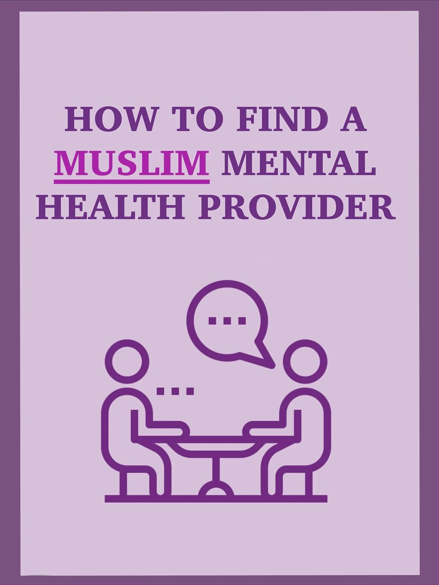 When finding a Muslim mental health provider on Psychologytoday.com, you can filter further based on location, gender, language spoken, insurance accepted, in-person/online, etc.

💜

Are you a Muslim mental health practitioner in New England?

We ke