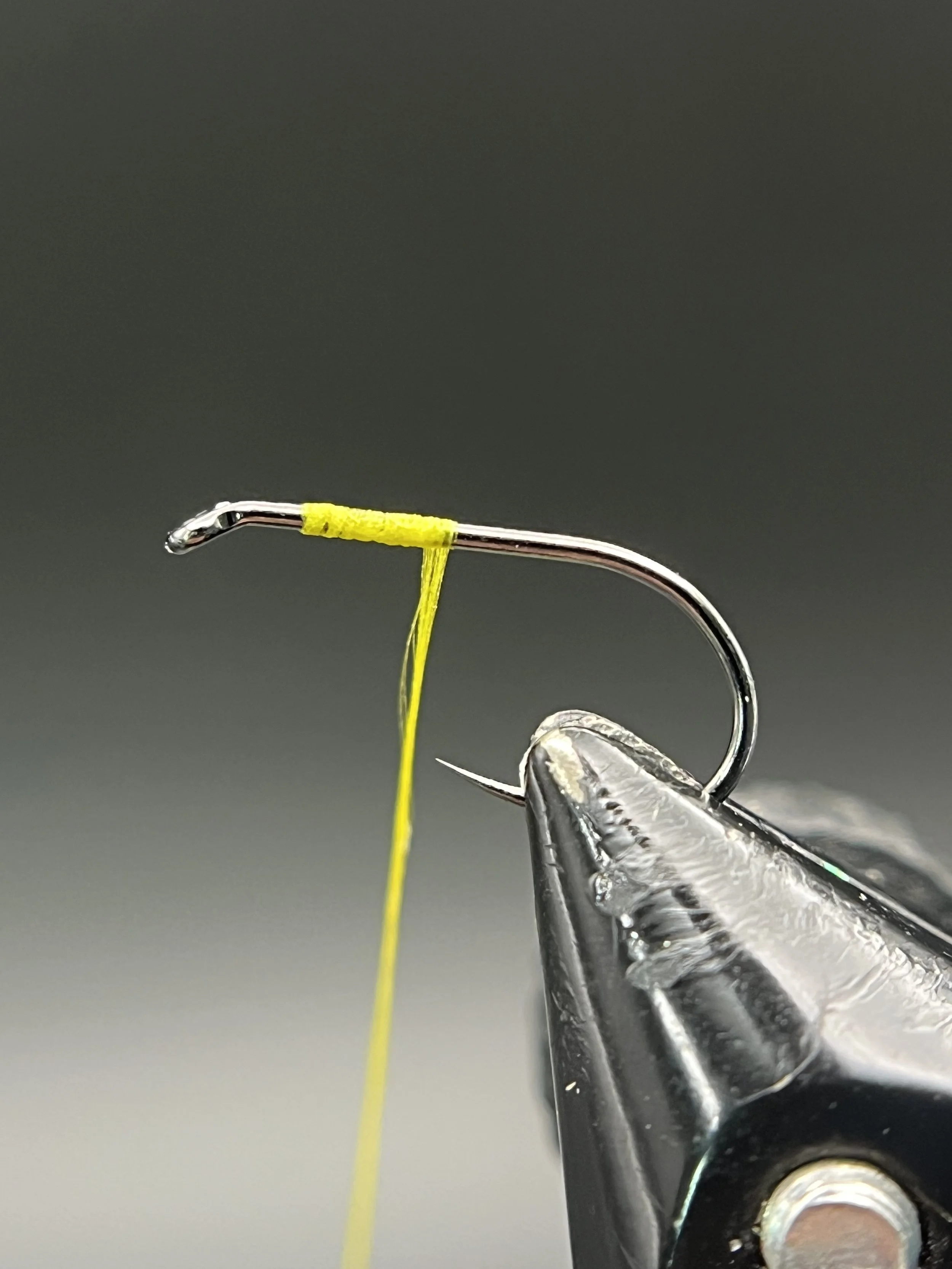 Apply a thread base where the wing will be placed