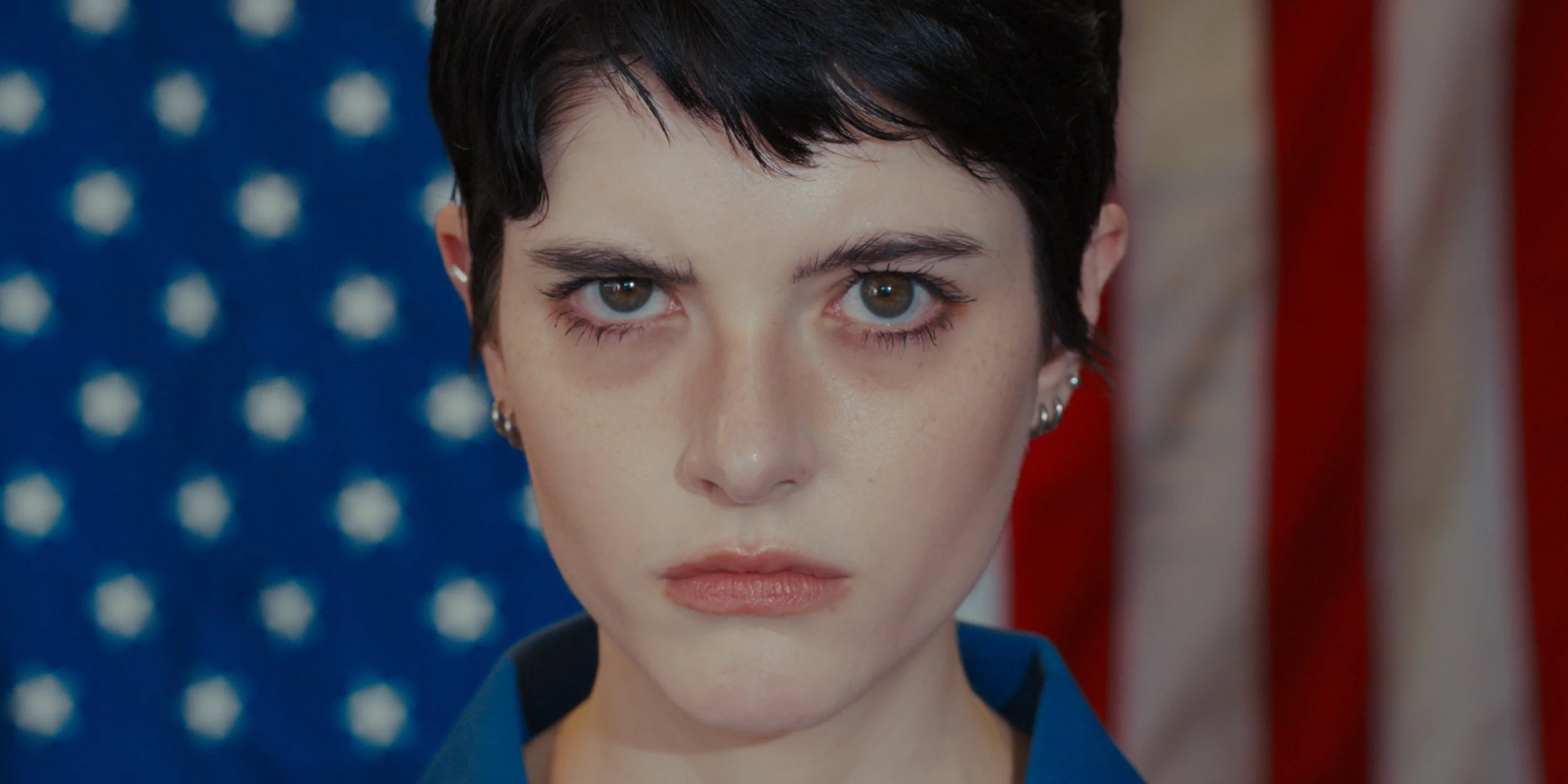 Official Still from Party USA, Ainsley Seiger as "Taylor Prout"