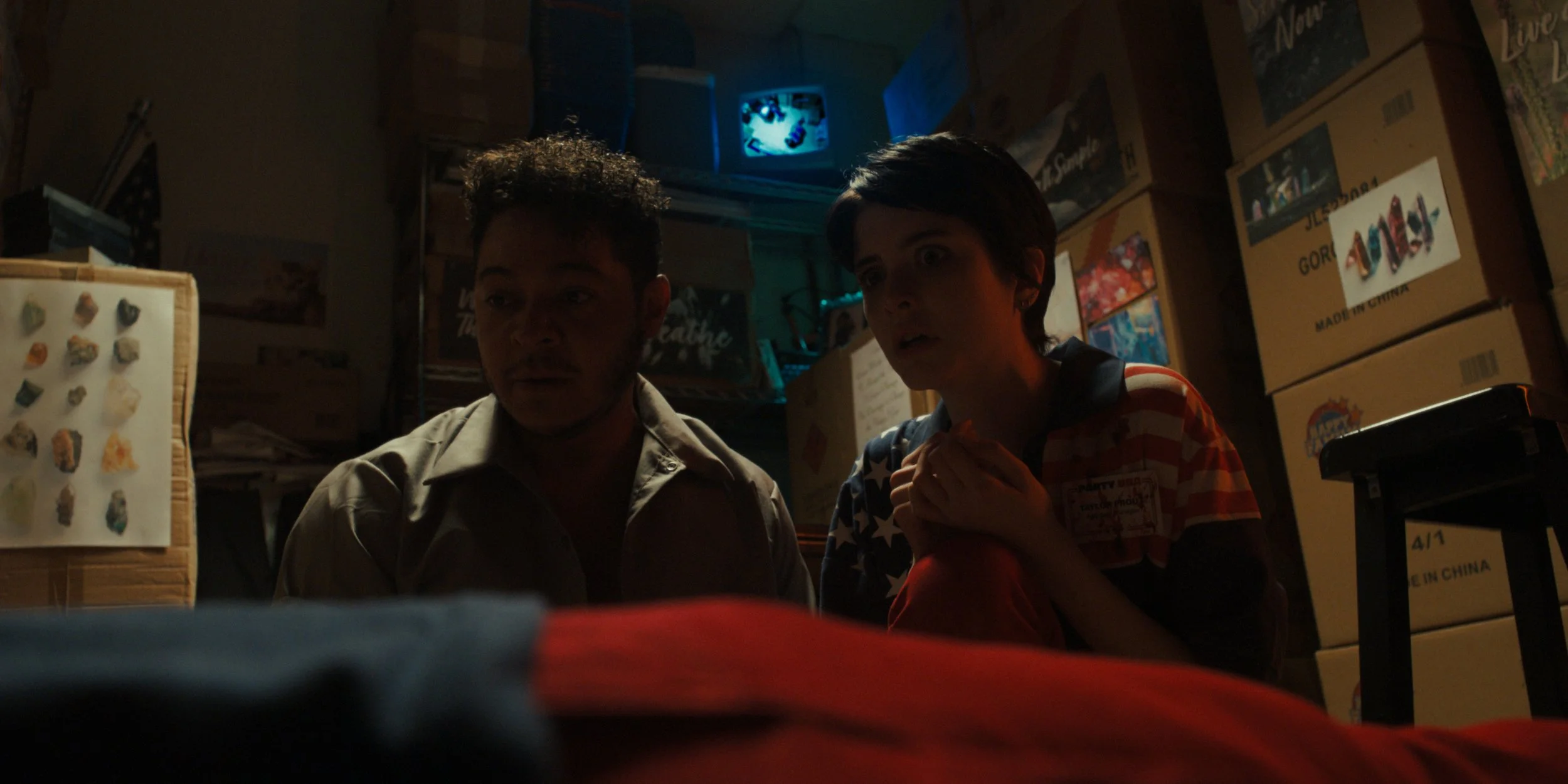 I think we should call somebody... Ainsley Seiger as "Taylor Prout", Philip Andre Botello as "Damian Ordoñez"